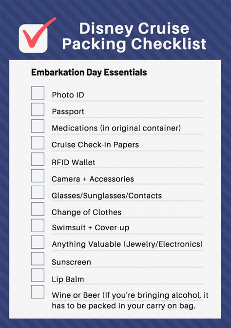 Caribbean Disney Cruise Packing List (Free Printable List!) - Stacey Homemaker