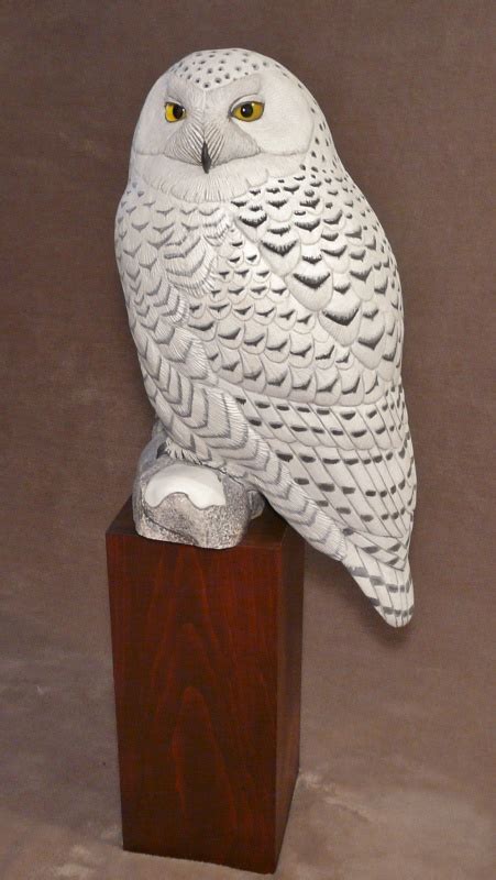 Owl carvings by Tim McEachern - The Owl Pages