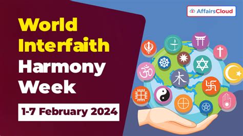 World Interfaith Harmony Week 2024 - 1-7 February