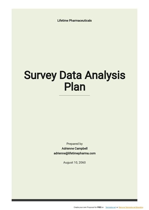 Data Analysis Business Plan Template - Google Docs, Word, Apple Pages | Template.net