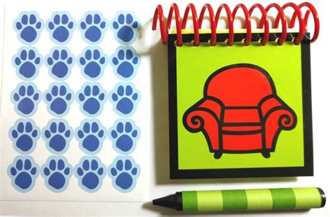 Blue's Clues Handy Dandy STEVE Notebook With 1 BLACK | Etsy | Paw print stickers, Paw print ...