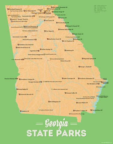 Georgia State Parks List - Best Maps Ever