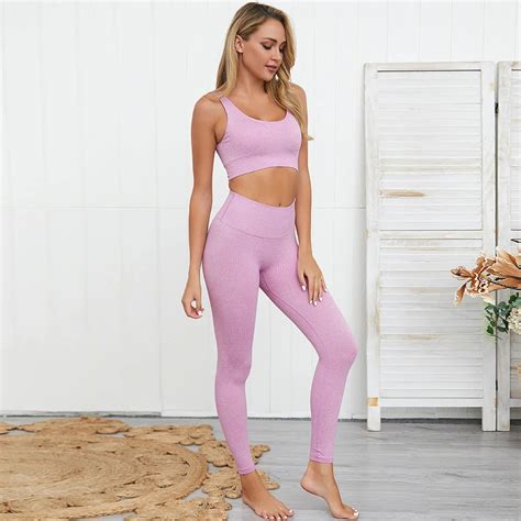 Seamless Yoga Outfit,Exercise Workout Clothes For Women - Buy Workout ...