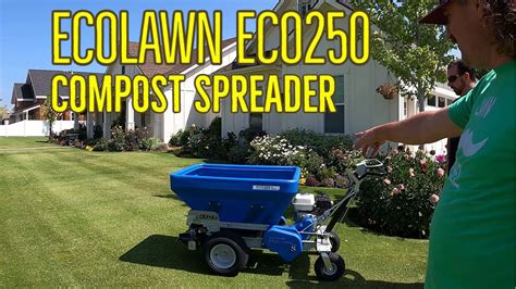 ECOLAWN Top Dresser ECO250 - YouTube