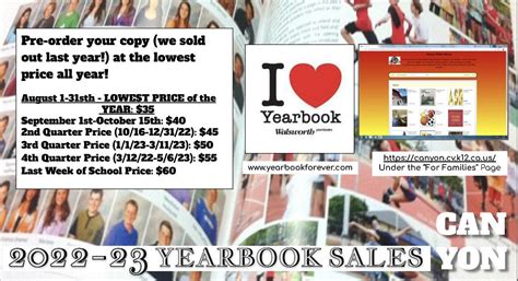 Yearbook – For Families – Canyon Middle School