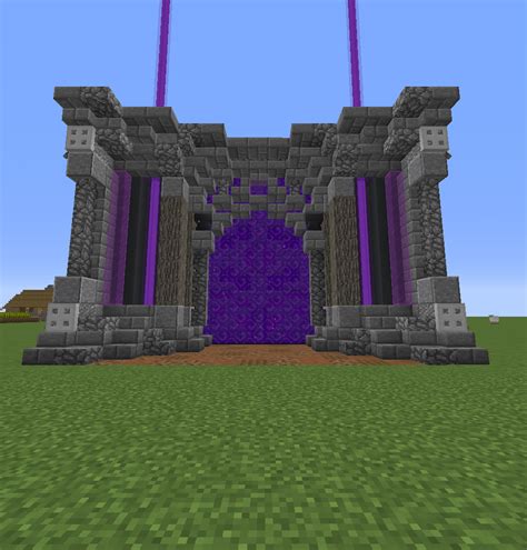 Thoughts on how to improve this nether portal design? : r/Minecraft