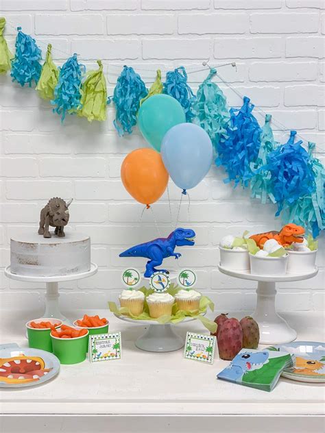 Toddler Dinosaur Party Birthday Party Ideas | Photo 5 of 9 | Catch My Party