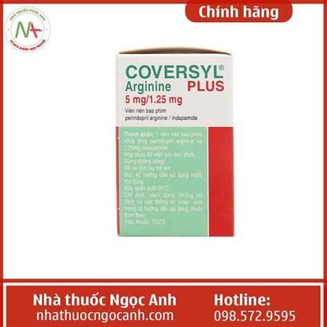 Thuốc Coversyl Plus Arginine 5mg/1.25mg giá bao nhiêu, mua ở đâu