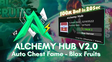 [ 100k Beli in 20s ] Alchemy V2.0 | Blox Fruits Auto Chest Farm - YouTube