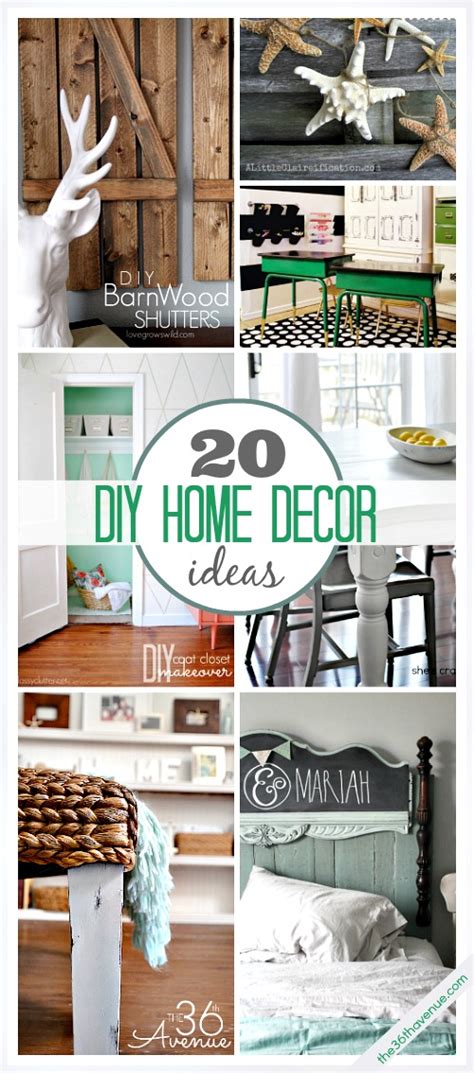 20 DIY Home Decor Ideas | The 36th AVENUE