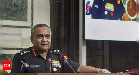 Army: Dynamics of combat is changing fast, says Army chief | India News - Times of India