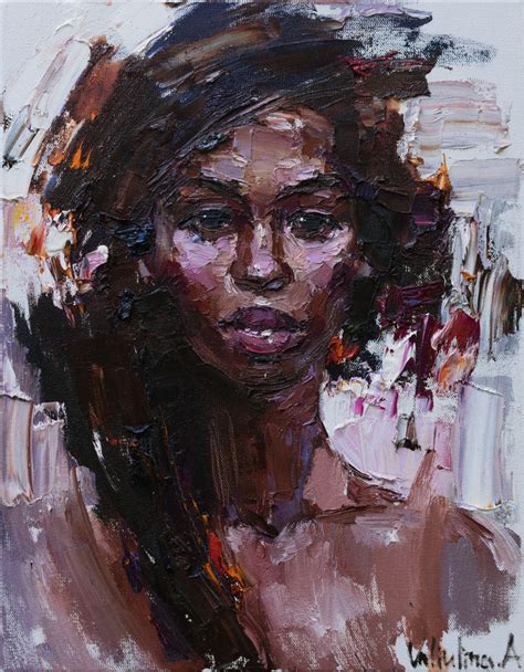 African woman portrait Original oil painting | Artfinder