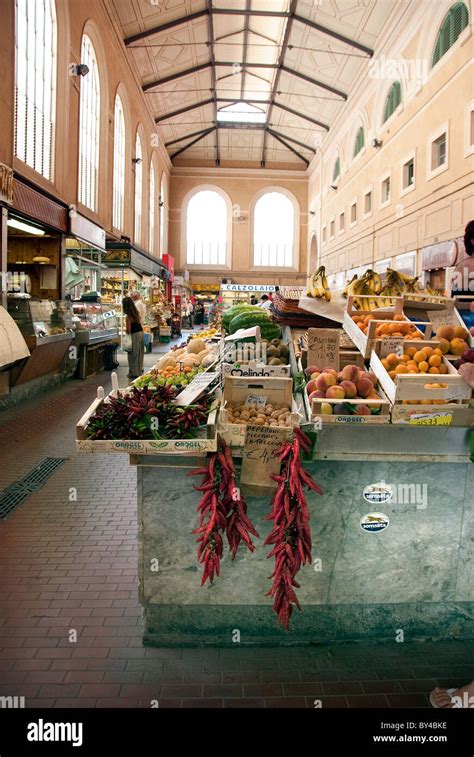 Livorno also known as Leghorn, fresh food market Stock Photo - Alamy