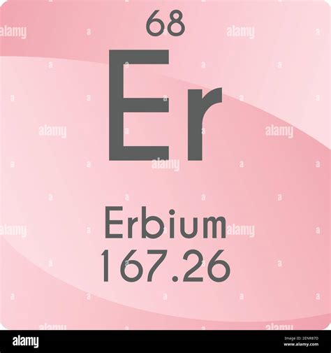 Erbium atom Stock Vector Images - Alamy