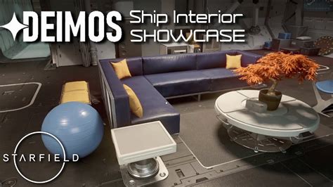 Deimos Ship Interior Showcase | Starfield - YouTube