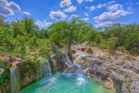 Texas Hill Country Waterfall Afternoon 6131 Photograph by Rob Greebon - Pixels