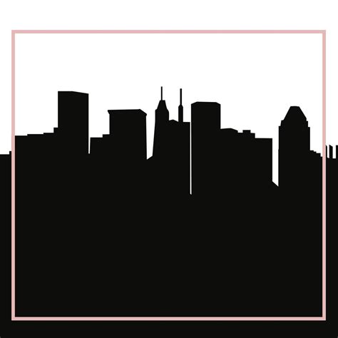 Baltimore Skyline Silhouette at GetDrawings | Free download