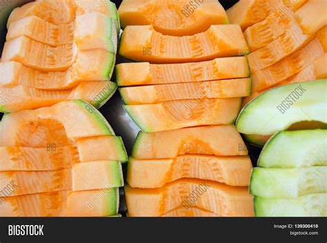 Sliced Melon Pieces Image & Photo (Free Trial) | Bigstock