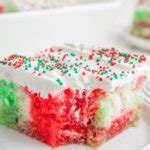 Christmas Poke Cake Recipe - My Heavenly Recipes