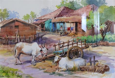 our beautiful indian village (paintings) - It's my world and my life... కబుర్లు.. కాలక్షేపం