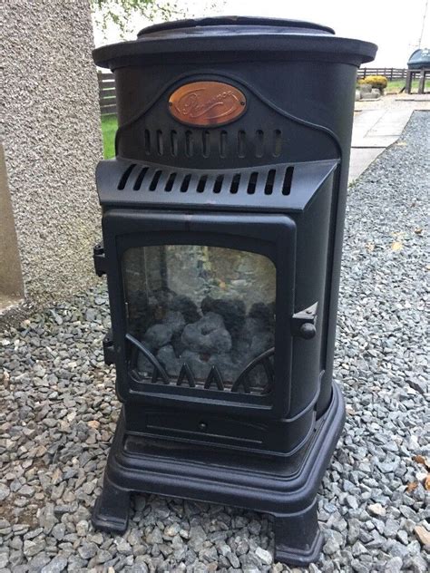 Calor Gas 3kW Provence Stove Portable Gas Heater With Full LPG Bottle ...