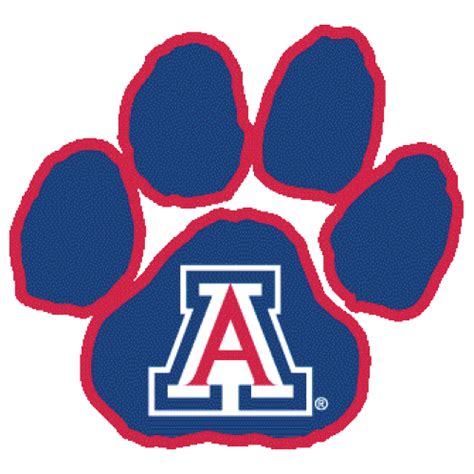 logo_-University-of-Arizona-Wildcats-Blue-A-Paw-Print - Fanapeel