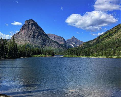 Two Medicine lake Photograph by Dwight Eddington - Fine Art America