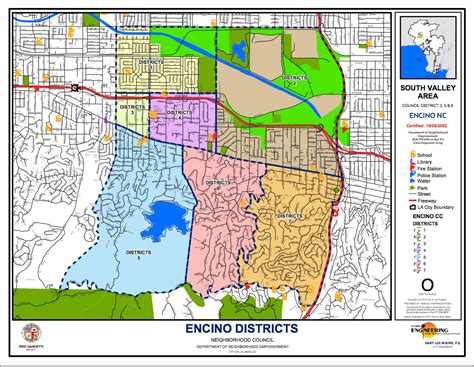 Encino Boundary Map