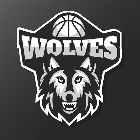 Wolves Logo Basketball