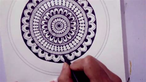 HOW TO DRAW MANDALA | FOR BEGINNERS - YouTube