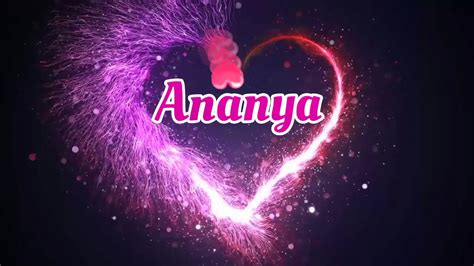 Ananya || Cute lovely name status || Music Factory || - YouTube