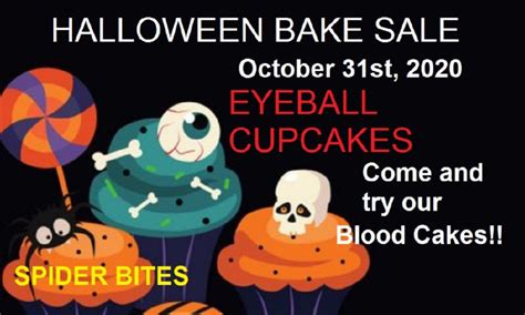 57 Scary Good Halloween Bake Sale Name Ideas