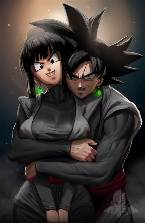 Goku black and Chi-chi black by EliteNappa on DeviantArt