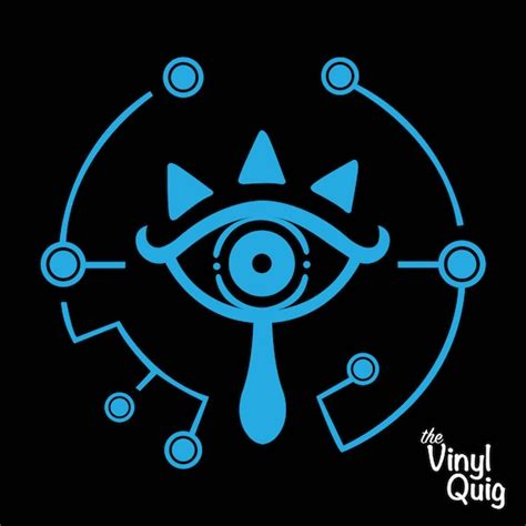 Sheikah Slate Eye Symbol Vinyl Sticker Inspired by Breath of - Etsy