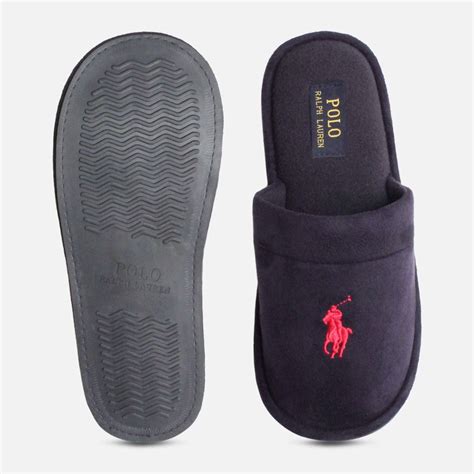 Sunday Scuff 2 Ralph Lauren Polo Navy Mens Slippers