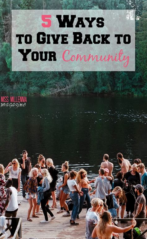 5 Ways to Give Back to Your Community