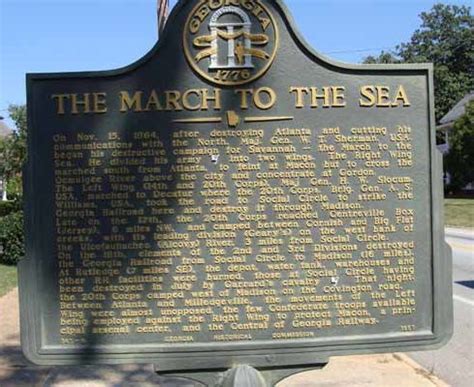 The March to the Sea, Walton County - Georgia Historical Society