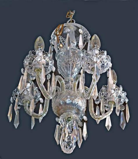 Waterford Crystal Chandelier with Cut Spheres and Drops - Chandeliers ...