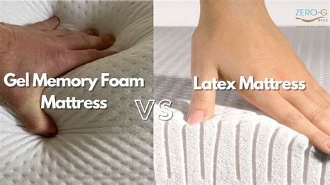 Gel Memory Foam Mattress vs. Latex Mattress: Know the Difference