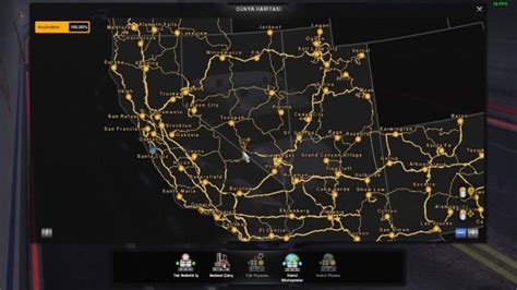 100% DISCOVERED MAP SAVE (FULL DLC) ATS 1 (2) - American Truck Simulator mod | ATS mod