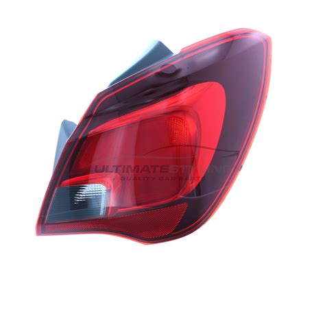 Vauxhall Corsa Rear Light / Tail Light - Drivers Side (RH), Rear - Non-LED