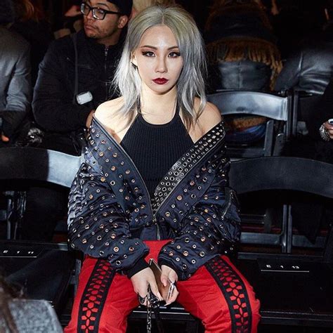 Korean Singer CL: Spotted at Alexander Wang Fall 2016 Front Row Beauty ...