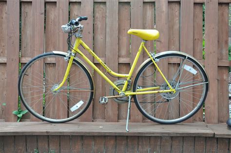 ON SALE Vintage 70s Yellow Schwinn Bicycle by peripatetic on Etsy