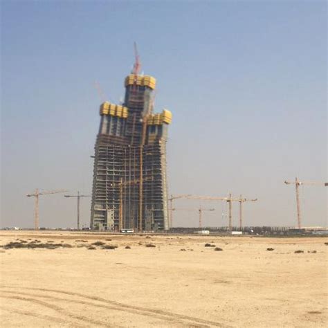 Jeddah Tower (tallest building in the world) under construction in ...