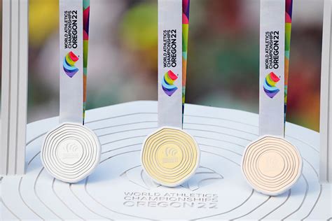 2022 World Championships Medal Winners Chart - Track & Field News