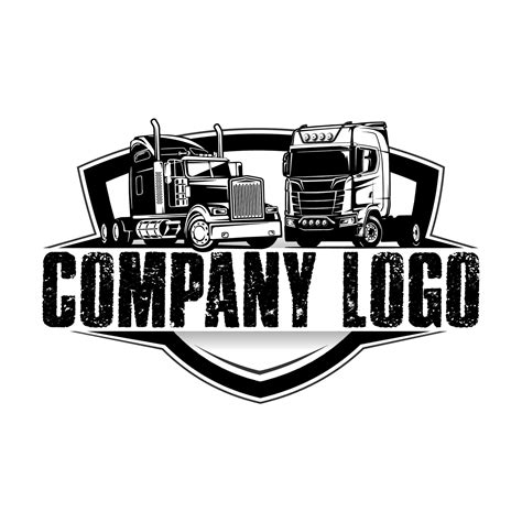 Trucking company logo, semi truck logo, 18 wheeler ready made logo ...