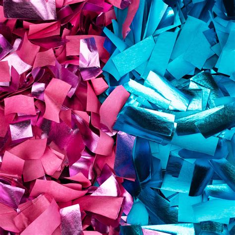 Gender Reveal Confetti Cannon Kit – 2 Blue, 2 Pink – Superior Celebrations