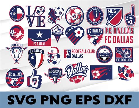 FC Dallas logo, bundle logo, svg, png, eps, dxf - Inspire Uplift