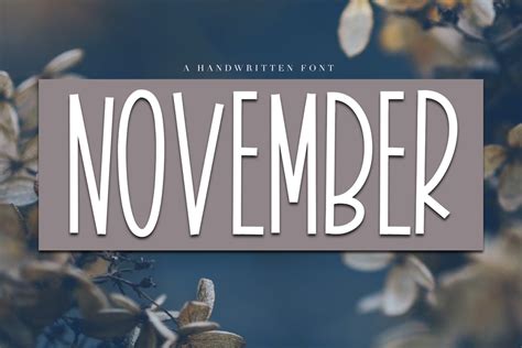 November - A Tall Handwritten Font (134084) | Regular | Font Bundles | Caps font, Free script ...