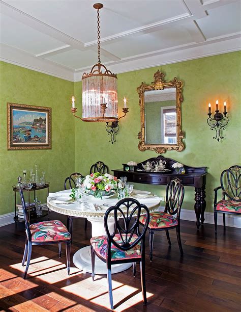 Gorgeously Refreshing: Versatile Green Dining Rooms in Different Styles